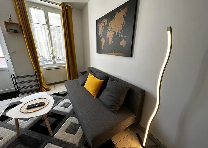 아파트 Le Maixent, Maison De Ville, Baby Foot, Wifi *